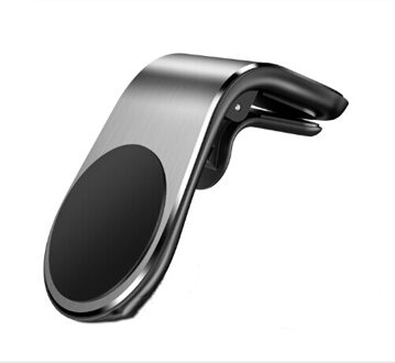 Magnetische Auto Telefoon Houder Air Vent Clip Mobiele Stand Voor Peugeot Peugeot 3008 208 308 508 408 307 4008 reiziger Expert Zilver