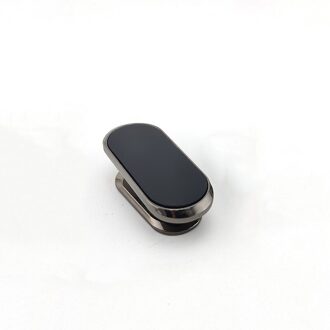 Magnetische Auto Telefoon Houder Draaibare Mini Strip Shape Stand Voor Iphone Metalen Sterke Magneet Gps Car Mount Voor Mobiele Telefoon zwart