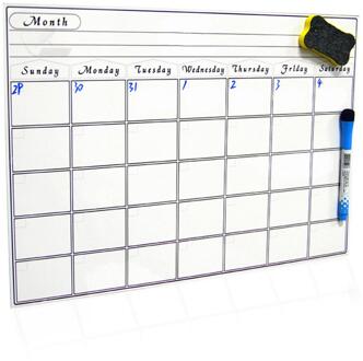 Magnetische Board A3 30*42Cm Zachte Magnetische Whiteboard Wissen Tekening Opname Board Voor Koelkast