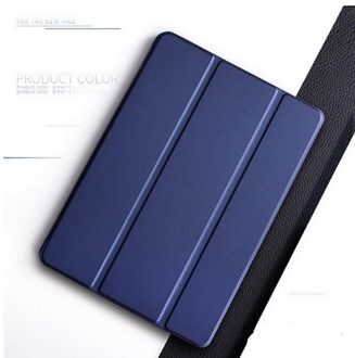Magnetische case voor Samusng Galaxy Tab EEN 9.7 inch SM-T550 T555 P550 P555 Cover Flip Tablet Cover Leather Fundas Smart stand shell marine blauw