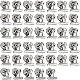 Magnetische Clips 40 Pack, Rvs Clips Perfect Voor House Office School Gebruik, Opknoping Home Decoratie, foto Displays