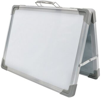 Magnetische Desktop Opvouwbare Whiteboard Mini Schildersezel Dubbelzijdig Met Houder Voor Kid