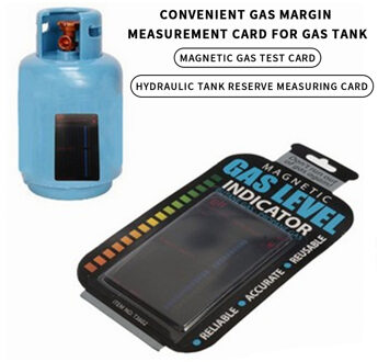 Magnetische Gas Cilinder Tool Draagbare Magnetische Gauge Lpg Brandstof Gas Tank Fles Niveau Indicator Temperatuur Meten