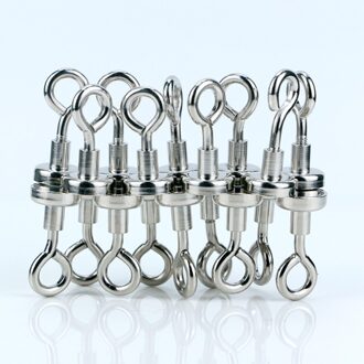 Magnetische Haken Super Sterke Haak Holder Tool 120Kg Zuig Home Decor Huis Levert zilver 1