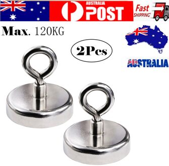 Magnetische Haken Super Sterke Haak Holder Tool 120Kg Zuig Home Decor Huis Levert zilver 2