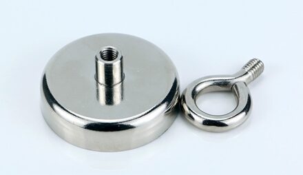 Magnetische Haken Super Sterke Haak Holder Tool 120Kg Zuig Home Decor Huis Levert zilver