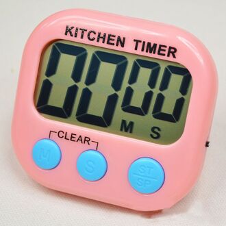 Magnetische Lcd Digital Kitchen Countdown Timer Alarm Met Stand Wit Kookwekker Praktische Koken Timer Wekker rood