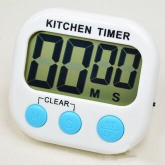 Magnetische Lcd Digital Kitchen Countdown Timer Alarm Met Stand Wit Kookwekker Praktische Koken Timer Wekker