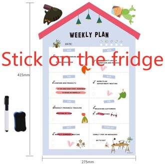 Magnetische Maandelijkse Wekelijkse Dagelijkse Planner Kalender Whiteboard Voor Koelkast Kruidenier Lijst Karwei Grafiek Te Doen Lijst Herinnering Message Board 0304JH0121C1B