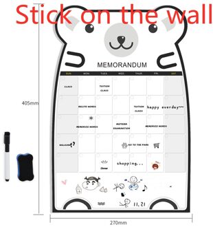 Magnetische Maandelijkse Wekelijkse Dagelijkse Planner Kalender Whiteboard Voor Koelkast Kruidenier Lijst Karwei Grafiek Te Doen Lijst Herinnering Message Board 0304JH0123C1A