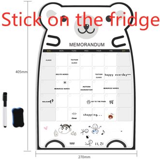 Magnetische Maandelijkse Wekelijkse Dagelijkse Planner Kalender Whiteboard Voor Koelkast Kruidenier Lijst Karwei Grafiek Te Doen Lijst Herinnering Message Board 0304JH0123C1B