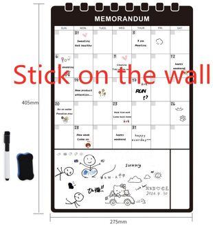 Magnetische Maandelijkse Wekelijkse Dagelijkse Planner Kalender Whiteboard Voor Koelkast Kruidenier Lijst Karwei Grafiek Te Doen Lijst Herinnering Message Board 0304JH0124C1A