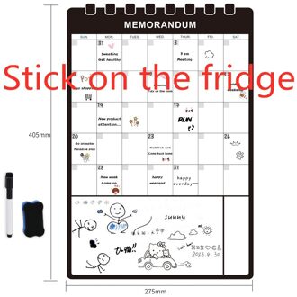 Magnetische Maandelijkse Wekelijkse Dagelijkse Planner Kalender Whiteboard Voor Koelkast Kruidenier Lijst Karwei Grafiek Te Doen Lijst Herinnering Message Board 0304JH0124C1B