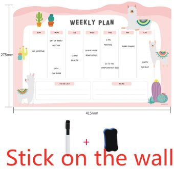 Magnetische Maandelijkse Wekelijkse Dagelijkse Planner Kalender Whiteboard Voor Koelkast Kruidenier Lijst Karwei Grafiek Te Doen Lijst Herinnering Message Board 0403JH0122C1A