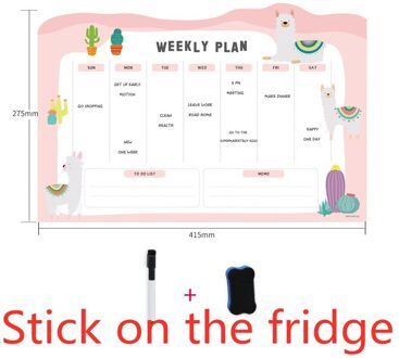 Magnetische Maandelijkse Wekelijkse Dagelijkse Planner Kalender Whiteboard Voor Koelkast Kruidenier Lijst Karwei Grafiek Te Doen Lijst Herinnering Message Board 0403JH0122C1B