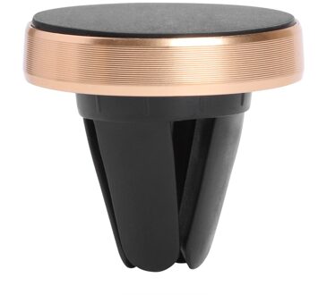 Magnetische Mobiele Telefoon Houder Compact En Draagbare Dragen Handig Auto Gps Air Vent Mount Magneet Stand Bracket Mount Goud