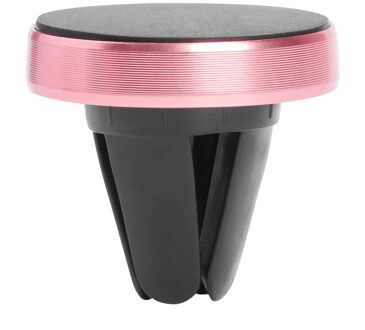 Magnetische Mobiele Telefoon Houder Compact En Draagbare Dragen Handig Auto Gps Air Vent Mount Magneet Stand Bracket Mount roos goud