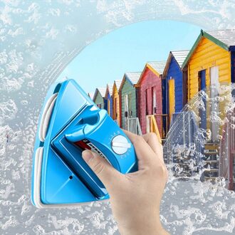 Magnetische Reiniging Katoen Borstel Glasreiniger Borstel Verstelbare Magnetische Glas Ruitenwisser Voor Wassen Windows Cleaning Tools 4-22mm