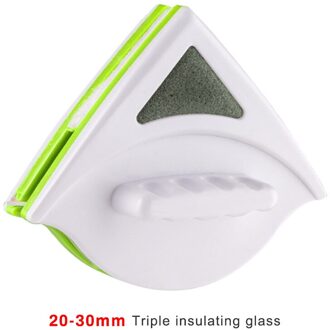 Magnetische Ruitenwisser Dubbelzijdig Glas Cleaner Brush Tool Magnetische Borstel Glas Borstel Voor Wassen Huishoudelijke Schoonmaken Tool 20-30mm dubbele-laag
