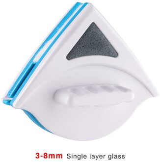 Magnetische Ruitenwisser Dubbelzijdig Glas Cleaner Brush Tool Magnetische Borstel Glas Borstel Voor Wassen Huishoudelijke Schoonmaken Tool 3-8mm single-laag