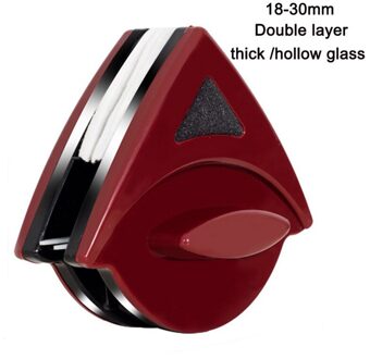 Magnetische Ruitenwisser Glas Cleaner Brush Tool Double Side Magnetische Borstel Vensterglas Borstel Voor Wassen Huishoudelijke Schoonmaakmiddelen Te 18mm to 30mm