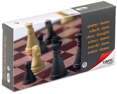 Magnetische Schaak en Dam Set (Klein)