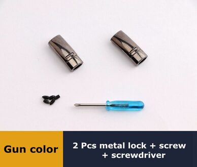 Magnetische Schoenveters Metalen Lock Gesp Geschikt Voor Alle Soorten Schoenen Lui Veters Gesp Kind Volwassen Casual Unisex Geen Stropdas schoenveter geweer kleur