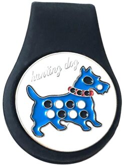 Magnetische Silicone Hoed Clip Met Kristal Aardbei Puppy Bal Maker zwart