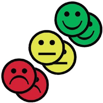 Magnetische smileys 5cm (mix set)