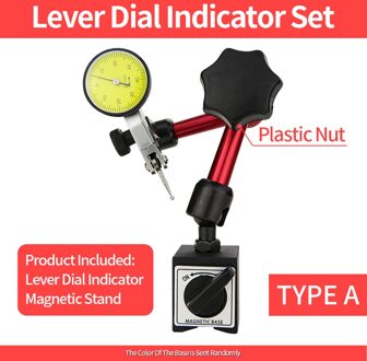 Magnetische Stand Dial Indicator Magnetische Base Holder Stand Dial Gauge Tafel Schaal Precisie Indicatoren Micrometer Meting Tool 0.8mm en Stand A