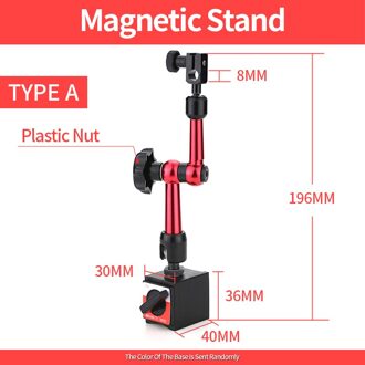Magnetische Stand Dial Indicator Magnetische Base Holder Stand Dial Gauge Tafel Schaal Precisie Indicatoren Micrometer Meting Tool Magnetic Stand A