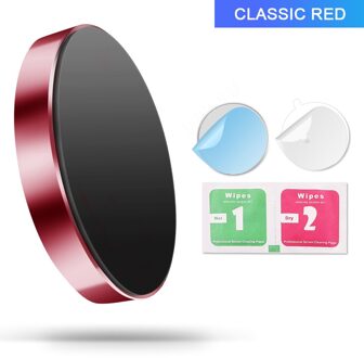 Magnetische Telefoon Houder Voor Telefoon In Auto Air Vent Mount Universele Mobiele Smartphone Stand Magneet Ondersteuning Mobiele Houder rood