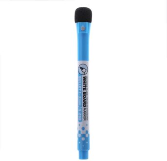 Magnetische Whiteboard Marker Pen Uitwisbare Droog Uitwisbare Inkt Mark Teken Met Gum Blauw