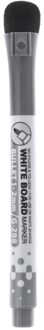 Magnetische Whiteboard Marker Pen Uitwisbare Droog Uitwisbare Inkt Mark Teken Met Gum M5TE zwart