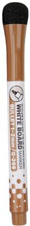 Magnetische Whiteboard Pen , 8 Stks/partij Tekening En Opname Magneet Uitwisbare Droog White Board Markers Schoolbenodigdheden Studen Pen 8stk bruin