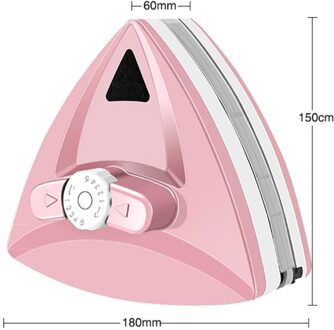 Magnetische Window Cleaner Verstelbare Glas Borstel Voor 5-30Mm Double Side Lxac 5-30 mm / roze