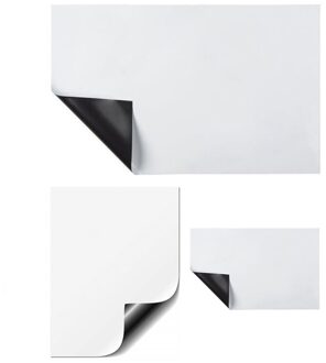 Magnetische Zachte Whiteboard Koelkast Sticker Uitwisbare Memo Message Board Herinneren 8.26x11.69in