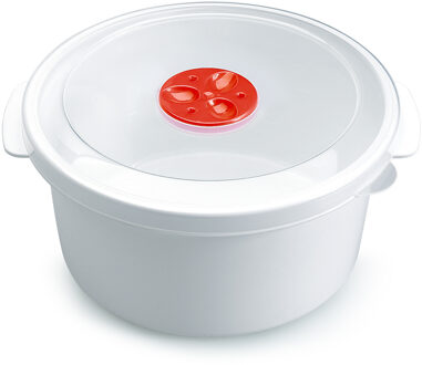 Magnetron bakje - 2 liter - voedsel opwarmen - 22 x 20 x 10 cm