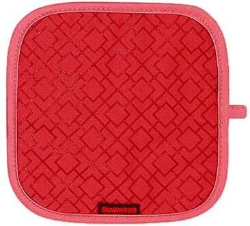 Magnetron Bbq Handschoen Potholder Mitten Hittebestendige Antislip Oven Bakken Handschoenen Mitts Mat Mitten Keuken Potholders Accessoires rood Mat