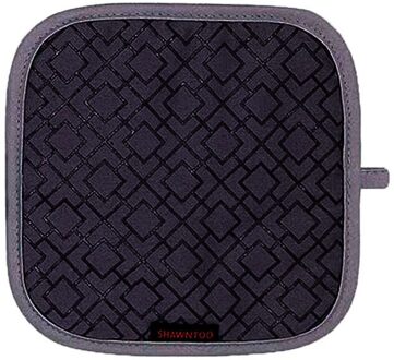 Magnetron Bbq Handschoen Potholder Mitten Hittebestendige Antislip Oven Bakken Handschoenen Mitts Mat Mitten Keuken Potholders Accessoires zwart Mat