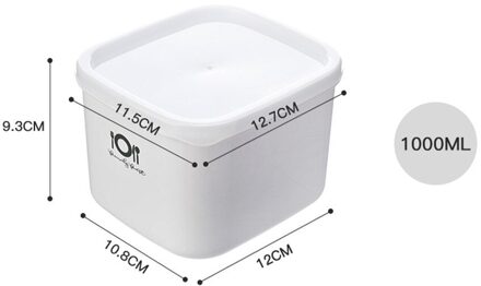 Magnetron Bento Lunchbox Picknick Fruit Container Opbergdoos Voor Kinderen Volwassen Herbruikbare Microwavable Containers Home Lunchbox 1000ML