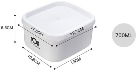 Magnetron Bento Lunchbox Picknick Fruit Container Opbergdoos Voor Kinderen Volwassen Herbruikbare Microwavable Containers Home Lunchbox 700ML