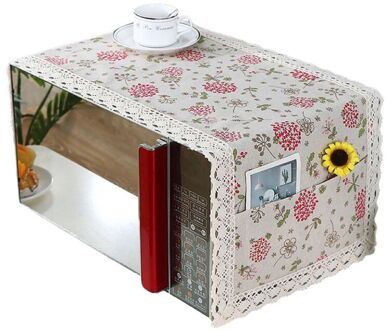 Magnetron Cover Bloem Taal Groene Oven Stofkap