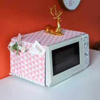 Magnetron Cover Met Kwastje Stofdicht Magnetron Cover Handdoek Elektrische Oven Bescherming Cover Keuken Accessoires