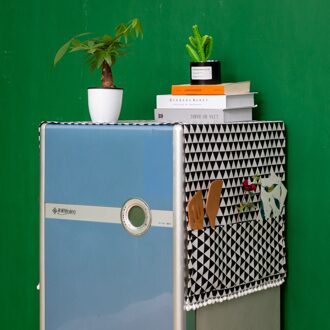 Magnetron Deksel Magnetron Afzuigkap Olie Stofkap Met Opbergtas Keuken Accessoires Levert Woondecoratie 70X170cm zwart