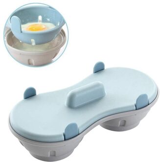 Magnetron Ei Stroper Kookgerei Dubbele Cup Dual Cave Hoge Capaciteit Eierkoker Ultimate Collection Ei Pocheren Cups Micr