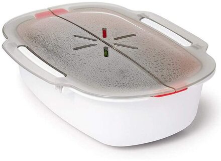 Magnetron Fornuis Voedsel Container Double-Layer Magnetron Lensbare Stoomboot Pp Materiaal Lensbare Stoomboot