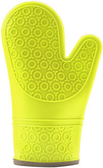 Magnetron Glove Heatproof Mitten Keuken Koken Mitt Insulated Antislip Bbq Handschoen Verdikking 1 Hand Beschermende Gereedschap Groen