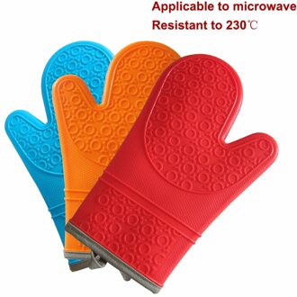 Magnetron Glove Heatproof Mitten Keuken Koken Mitt Insulated Antislip Bbq Handschoen Verdikking 1 Hand Beschermende Gereedschap willekeurig kleur