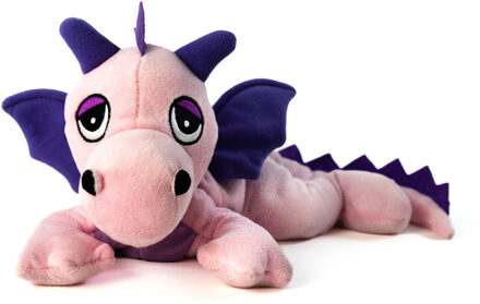 Magnetron knuffel - Draak - warmte / koelte knuffeldier - magnetron - roze - 33 cm